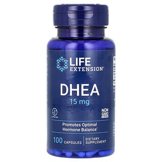 Life Extension, DHEA, 15 mg, 100 kapsułek