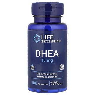 Life Extension, DHEA, 15 mg, 100 capsule