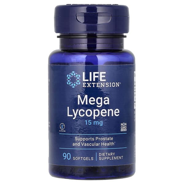 Mega Lycopene, 15 mg, 90 Softgels