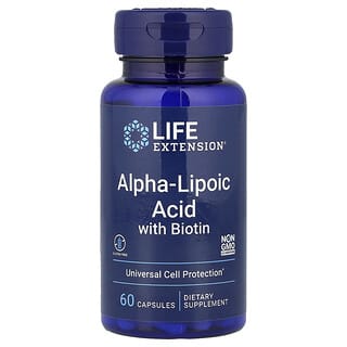 Life Extension, Alpha-Lipoic Acid with Biotin, 60 Capsules