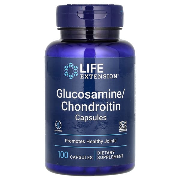 Life Extension, Glucosamine/Chondroitin Capsules, 100 Capsules