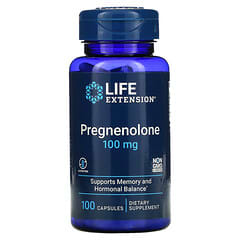 Life Extension, Pregnenolona, 100 mg, 100 cápsulas