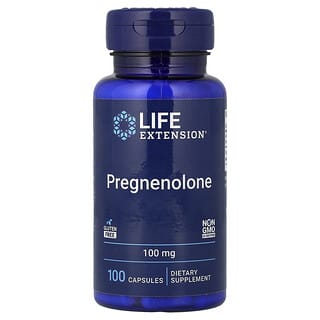 Life Extension, Pregnenolone, 100 mg, 100 Capsules