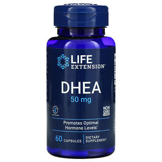 Life Extension, DHEA, 50 mg, 60 cápsulas
