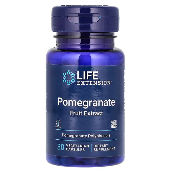 Pomegranate Fruit Extract, 30 Vegetarian Capsules