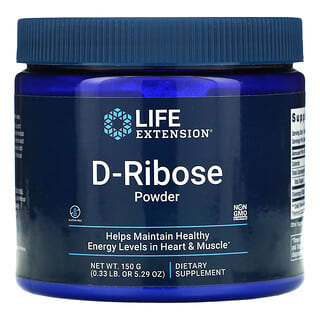 Life Extension, D-Ribose em Pó, 150 g (5,29 oz)