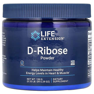 Life Extension, D-Ribose Powder, 5.29 oz (150 g)