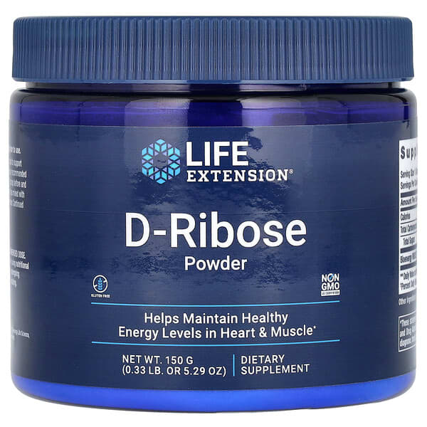 D-Ribose Powder, 5.29 oz (150 g)