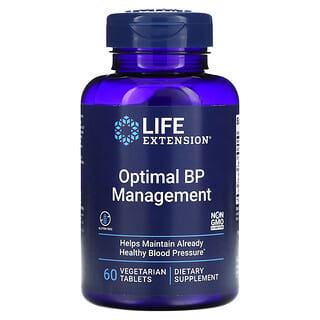 Life Extension, Optimal BP Management, 60 Vegetarian Tablets