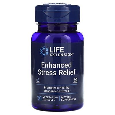LifeExtension,эффективноеснятиестресса,30вегетарианскихкапсул