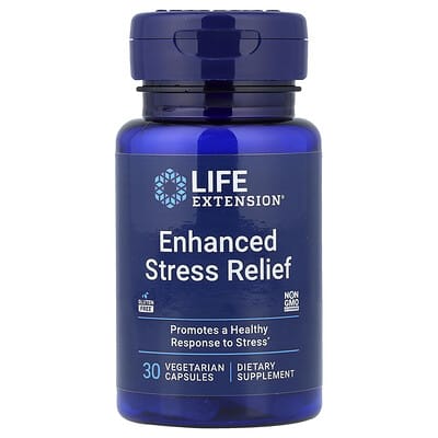 Life Extension, Enhanced Stress Relief, 30 Vegetarian Capsules