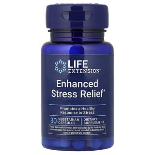 Life Extension, 강화된 스트레스 완화제, 베지 캡슐 30정