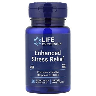 Life Extension, Enhanced Stress Relief, 30 Vegetarian Capsules