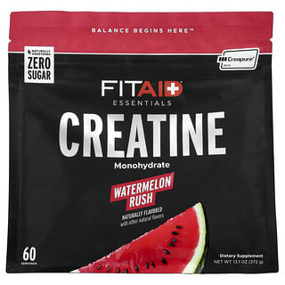 FITAID, Βασικά συστατικά, κρεατίνη, καρπούζι, 13,1 oz (372 g)