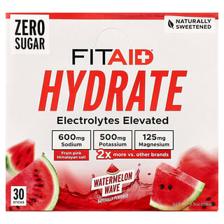 FITAID, Ενυδατικό, Κύμα Καρπουζιού, 30 Στικ, 0,18 oz (5,2 g) το καθένα