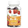 Vitamin D3 + K2 Fruchtgummis, natürliche Erdbeere, 60 Fruchtgummis