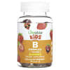 קומפלקס B + סוכריות גומי עם ויטמין C לילדים, תות טבעי, 60 סוכריות גומי