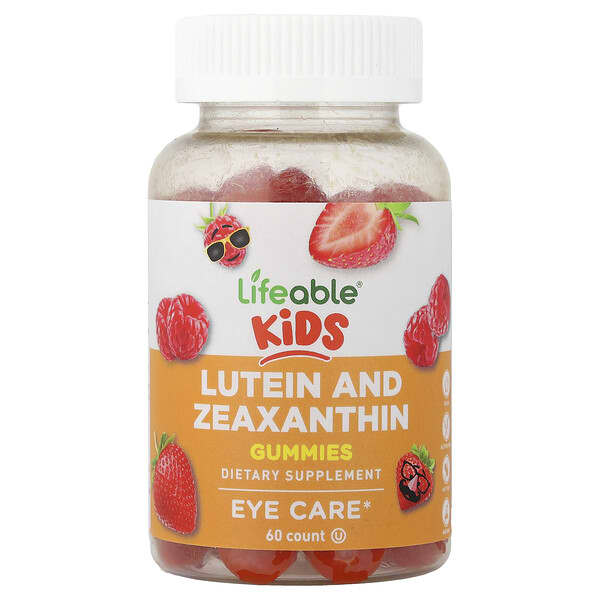 Lifeable, Kids, Lutein and Zeaxanthin Gummies, Berry, 60 Gummies — product photo 1