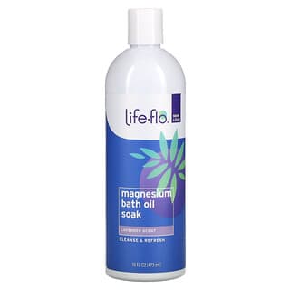 Life-flo, Remojo en aceite de baño con magnesio, Lavanda, 473 ml (16 oz. Líq.)