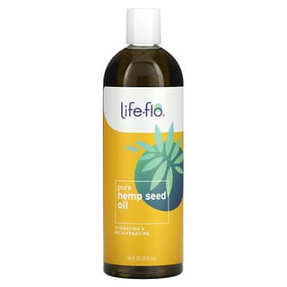 Life-flo, 純火麻籽油，16液量盎司（473毫升）