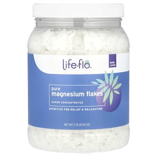 Life-flo, Pure Magnesium Flakes, reine Magnesiumflocken, hochkonzentriert, 2,75 lb. (44 oz.)