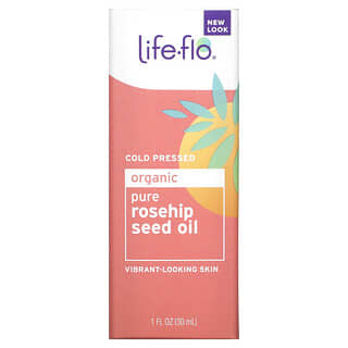 Life-flo, Aceite de semilla de rosa mosqueta puro, Cuidado de la piel, 30 ml (1 oz. líq.)