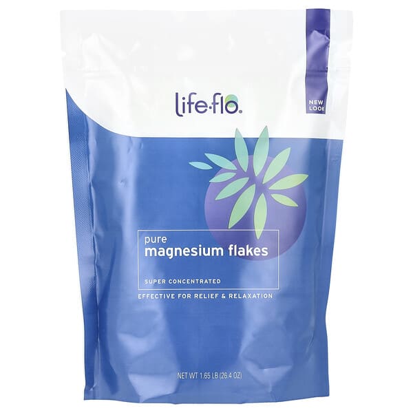 Life-flo, пластівці чистого магнію, 26,4 унції (1,65 фунта)
