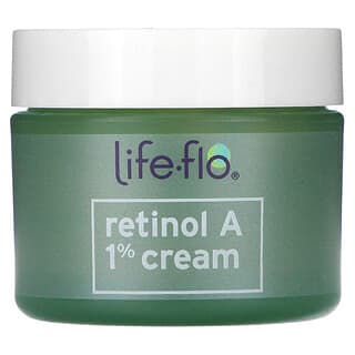 Life-flo, Retinol A 1% Cream, Revitalisierungscreme mit 1% Retinol A, 50 ml (1,7 oz.)