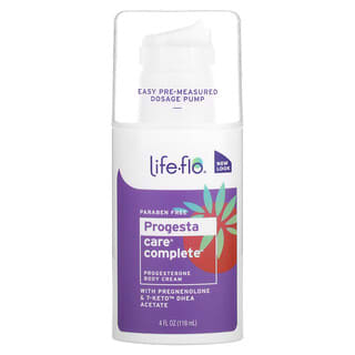 Life-flo, Progesta-Care Complete, Crema para el cuerpo, 118 ml (4 oz. líq.)