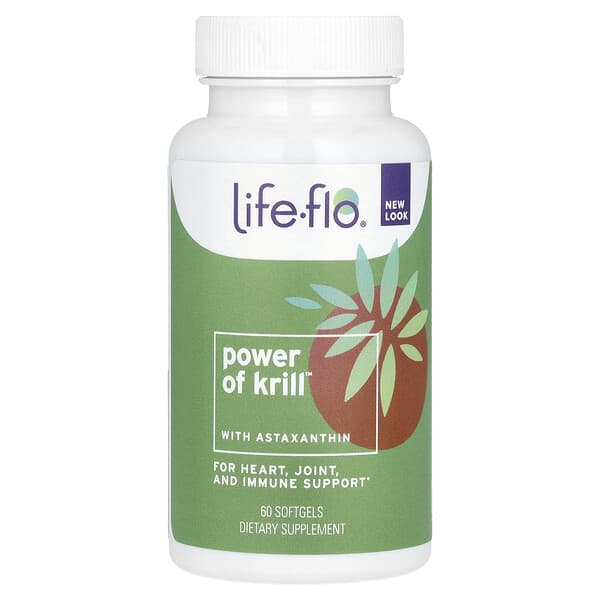 Lifeflo, Power of Krill With Astaxanthin, 60 Softgels