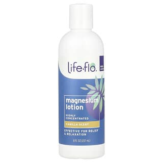 Life-flo, Loção de Magnésio, Baunilha, 237 ml (8 fl oz)