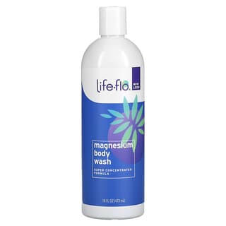 Life-flo, Jabón de baño de magnesio, cloruro de magnesio y salmuera, 16 fl oz (473 ml)
