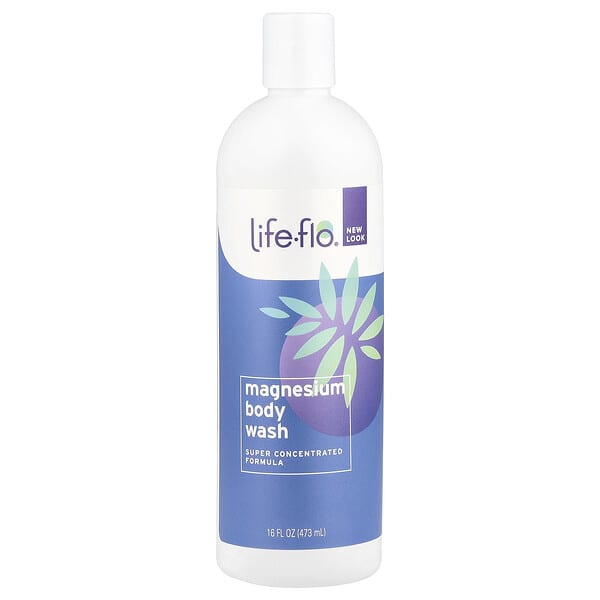Life-flo, 마그네슘 바디 워시, 마그네슘 염화 브라인, 16 fl oz (473 ml)