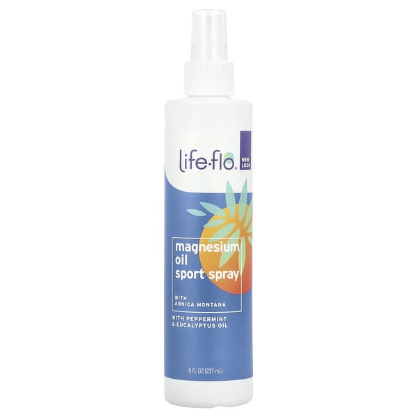 Life-flo, 마그네슘 오일 스포츠 스프레이, 237ml(8fl oz)