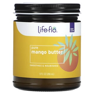 Life-flo, Mantequilla de mango pura`` 266 ml (9 oz. Líq.)