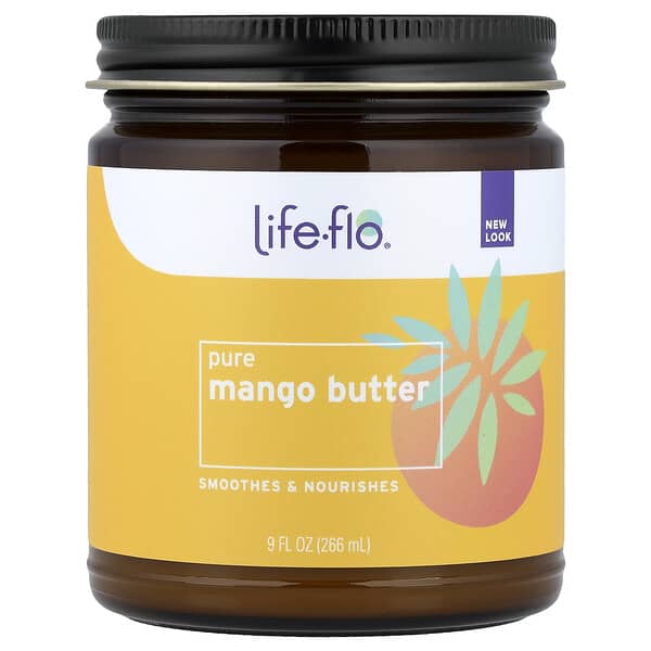Life-flo, 퓨어 망고 버터, 266ml(9fl oz)