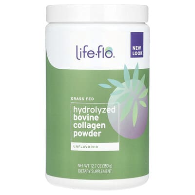 Life-flo, Grass-Fed Hydrolyzed Collagen Peptide Powder, Original, 12.7 oz (360 g)