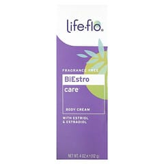 Life-flo, BiEstro Care（バイエストロケア）ボディクリーム、フレグランスフリー、112g（4オンス）