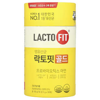 Lactofit, Probiotique, Or, 50 sticks, (2 g) chacun