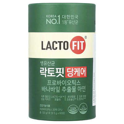 Lactofit, Probiotics, Blood Sugar Care, 60 Strips, 2 g Each