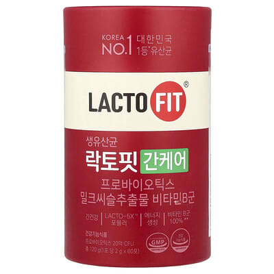 Lactofit, Probiotics, Liver Aid, 60 Strips, 2 g Each