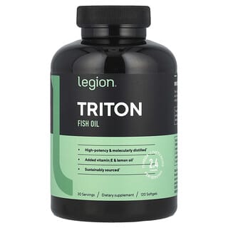 Legion Athletics, Triton 鱼油，120 粒软胶囊