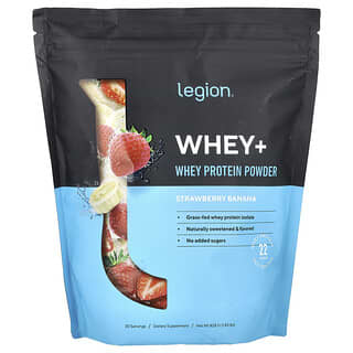 Legion Athletics, Whey+, Whey Protein Powder, Strawberry Banana, 1.83 lbs (828 g)