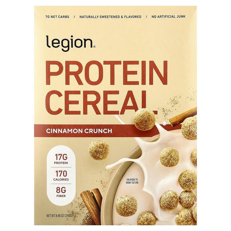 Cereal de Proteína, Canela Crocante, 240 g (8,46 oz)
