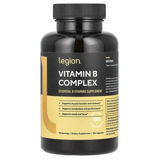 Legion Athletics‏, Vitamin B Complex, 120 Capsules