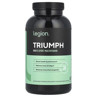 Legion Athletics, Triumph，男性运动多维生素，240 粒素食胶囊