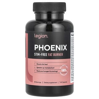 Legion Athletics, Phoenix, Stim-Free Fat Burner, 90 Capsules