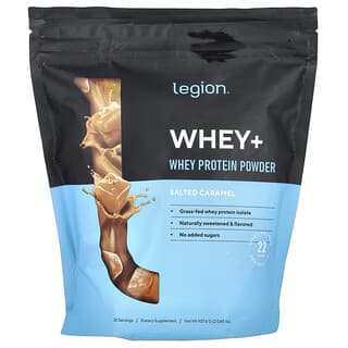 Legion Athletics, Whey+, Whey Protein Powder, Salted Caramel, 2.045 lbs (927.6 g)