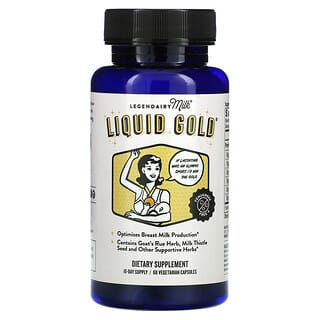 Legendairy Milk, Liquid Gold، عدد 60 كبسولة نباتية