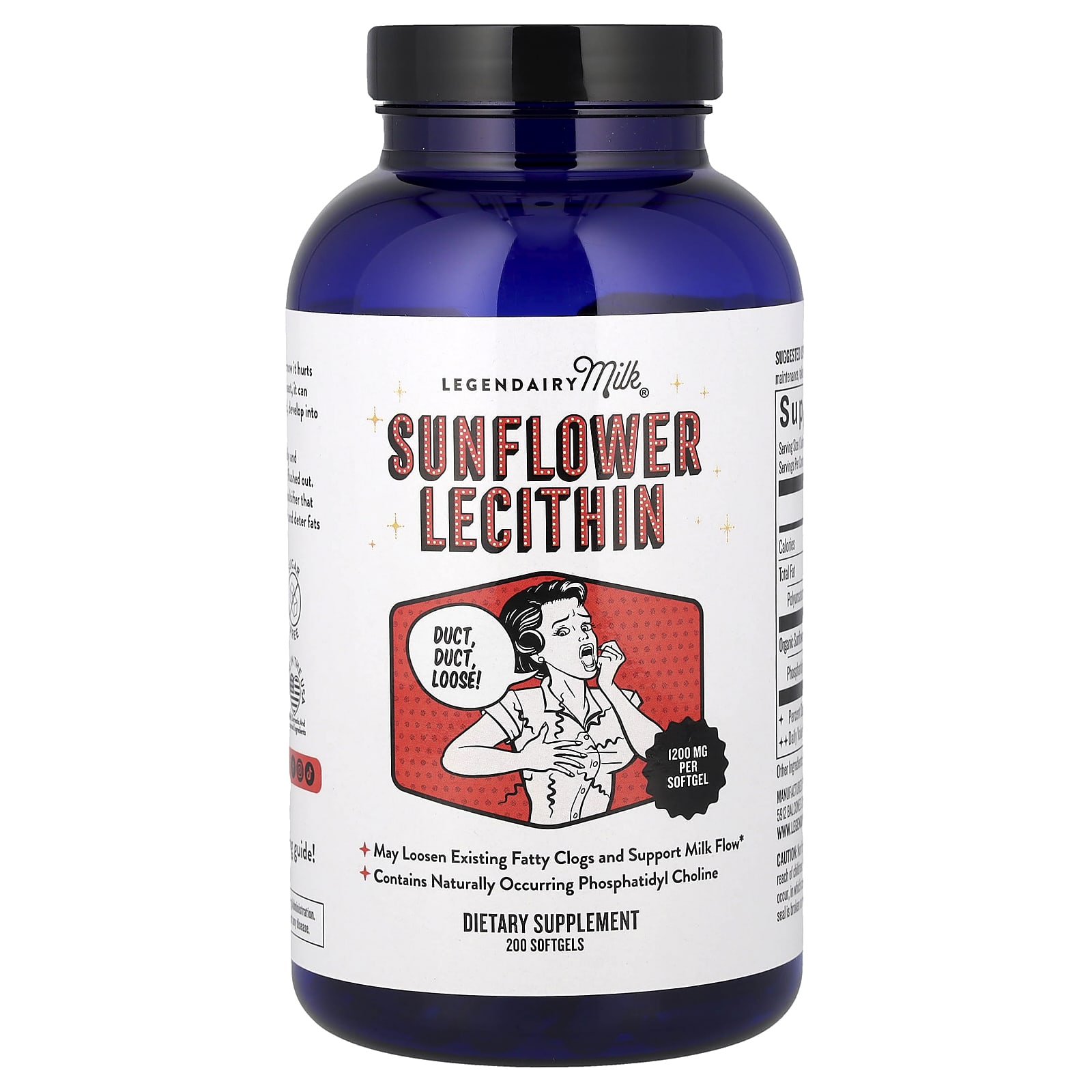 Sonnenblumenlecithin, 200 Weichkapseln